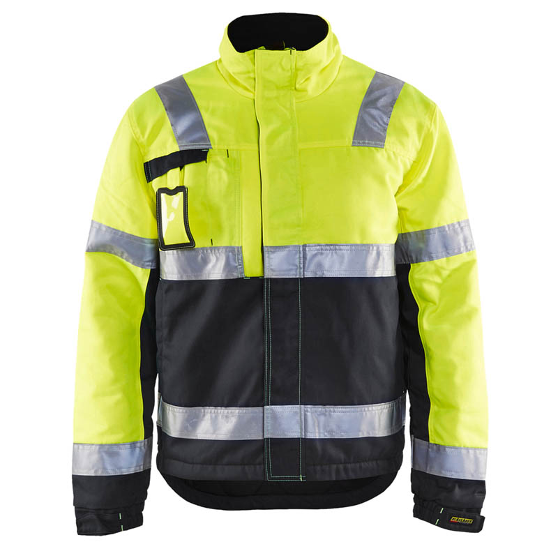 Blaklader High Vis Winterjacke High Vis Gelb/Schwarz 4XL