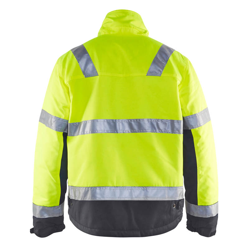 Blaklader High Vis Winterjacke High Vis Gelb/Schwarz 4XL