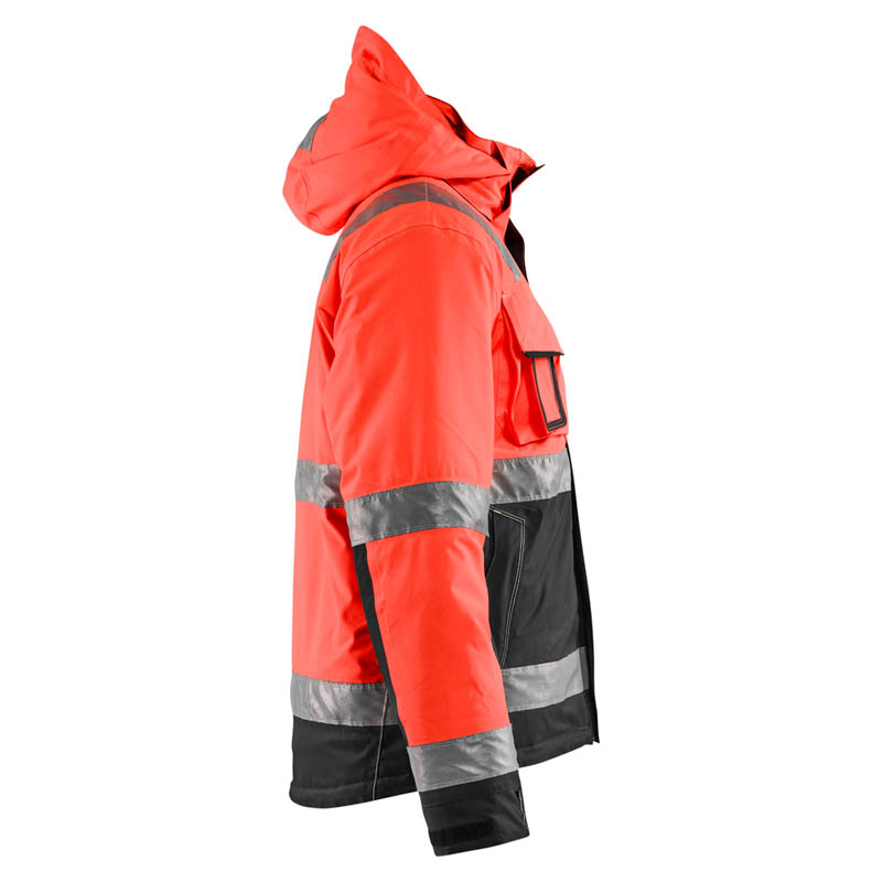 Blaklader High Vis Winter Bundjacke High Vis Rot/Schwarz 4XL