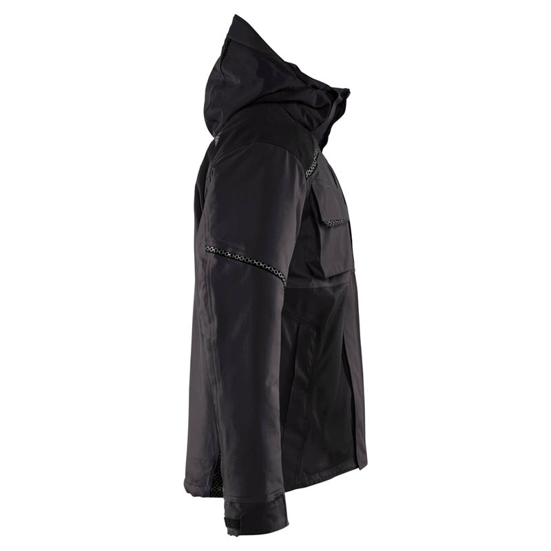 Blaklader Winterjacke Dunkelgrau/Schwarz 4XL