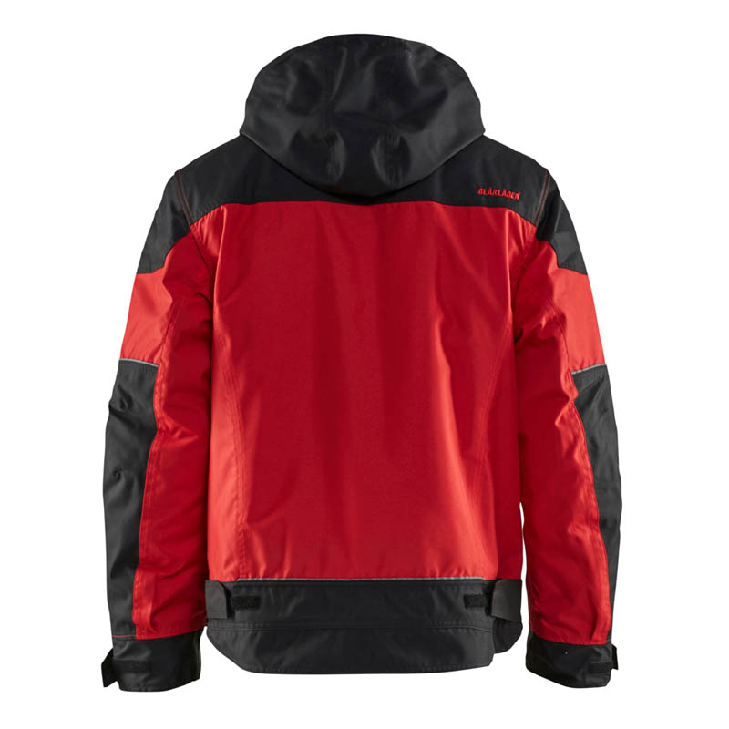 Blaklader Winterjacke Rot/Schwarz L