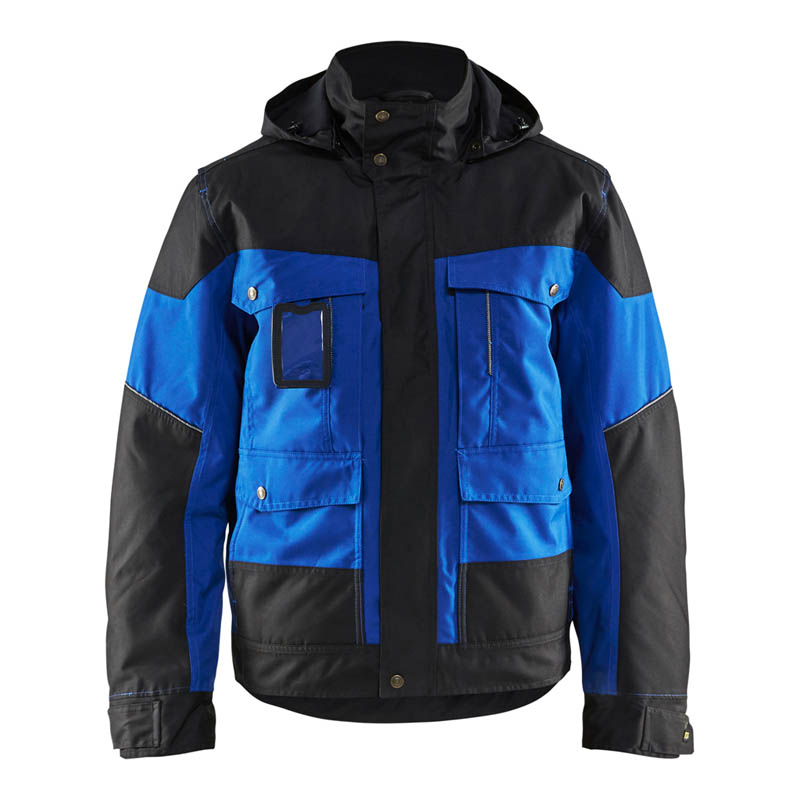 Blaklader Winterjacke Kornblau/Schwarz L