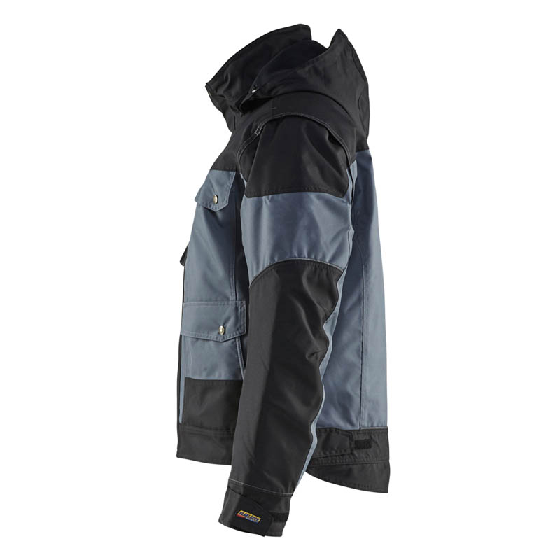 Blaklader Winterjacke Grau/Schwarz L