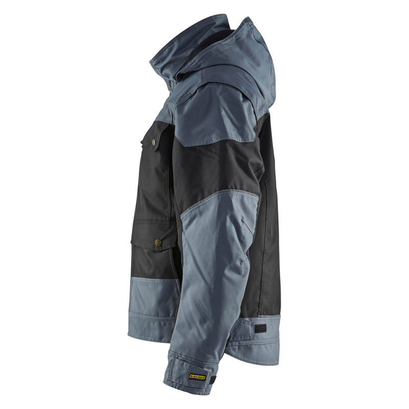 Blaklader Winterjacke Schwarz/Grau L