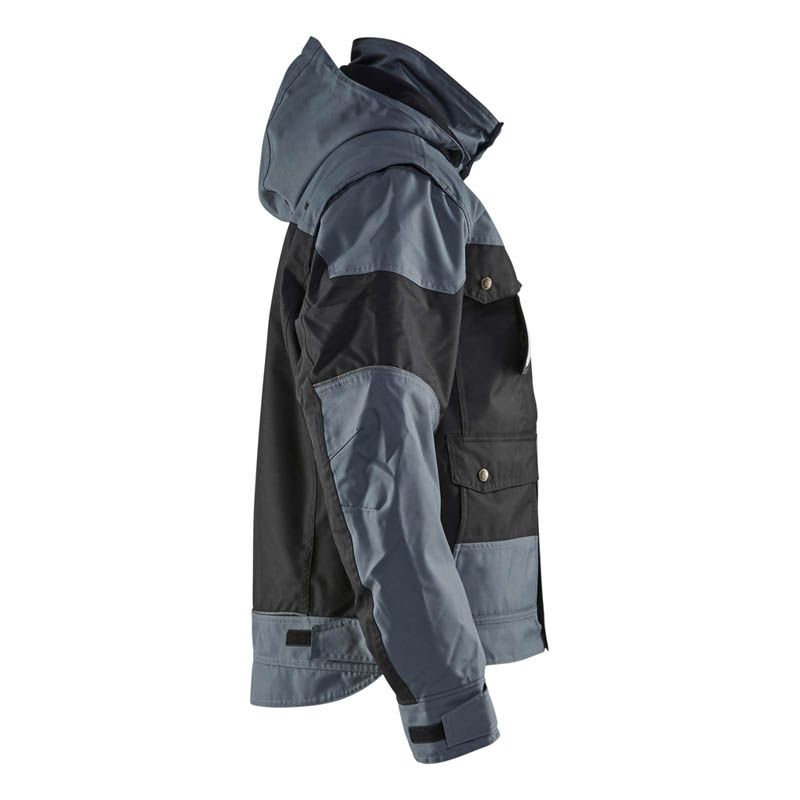 Blaklader Winterjacke Schwarz/Grau L