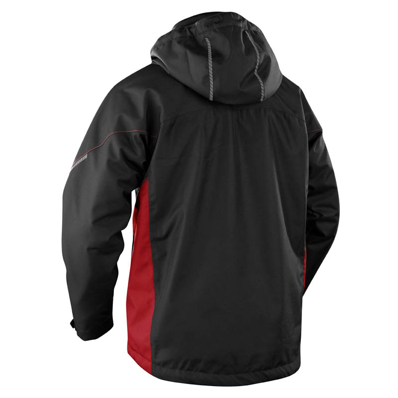 Blaklader Leichte gefütterte Funktionsjacke Schwarz/Rot 4XL