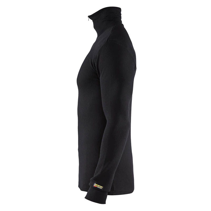 Blaklader Unterhemd WARM Schwarz 4XL