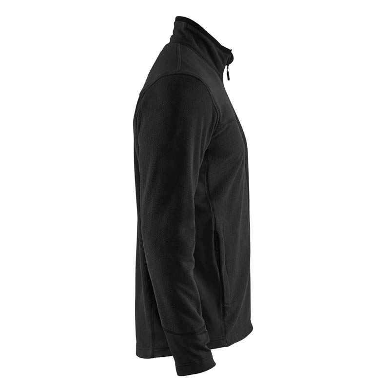 Blaklader Microfleece Jacke Schwarz L