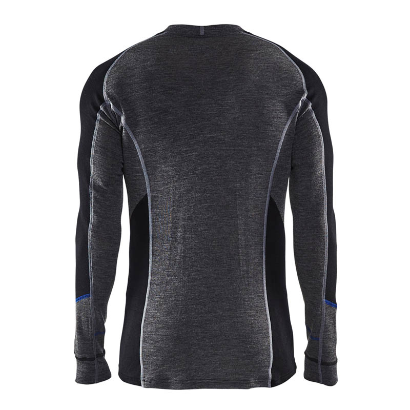 Blaklader Unterhemd WARM Mittelgrau/Schwarz 4XL