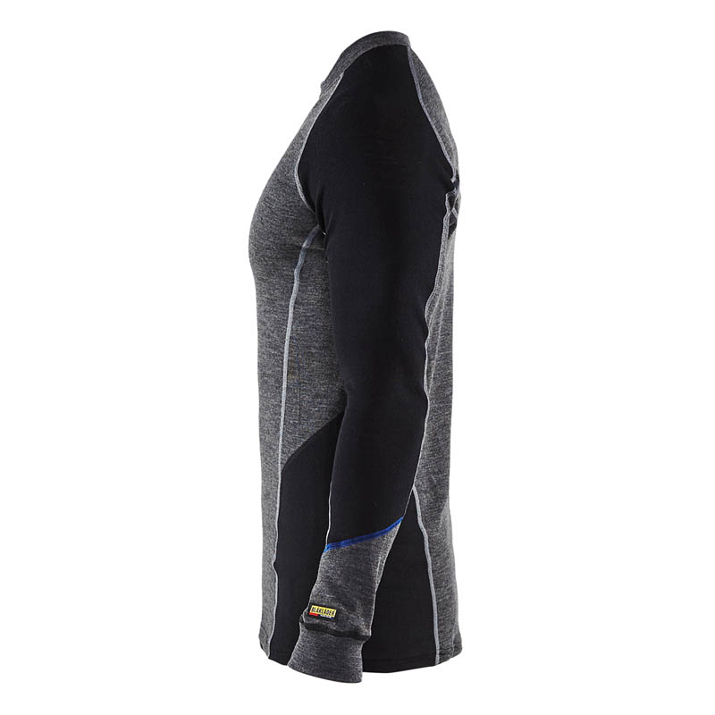 Blaklader Unterhemd WARM Mittelgrau/Schwarz 4XL