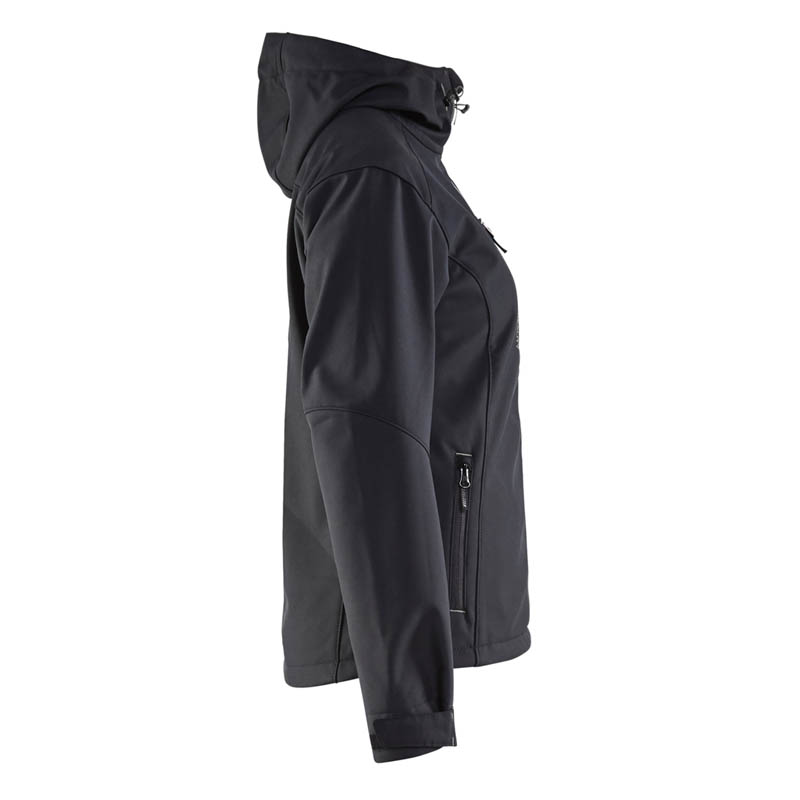 Blaklader Damen Softshell Jacke Schwarz/Silber L