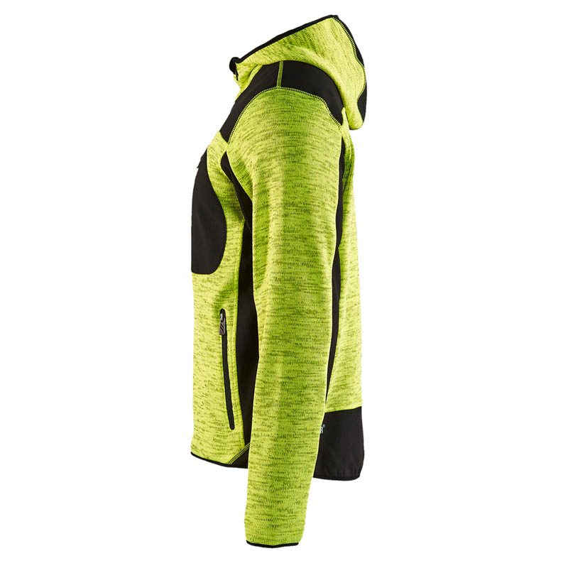 Blaklader Strickjacke High Vis Gelb/Schwarz 4XL
