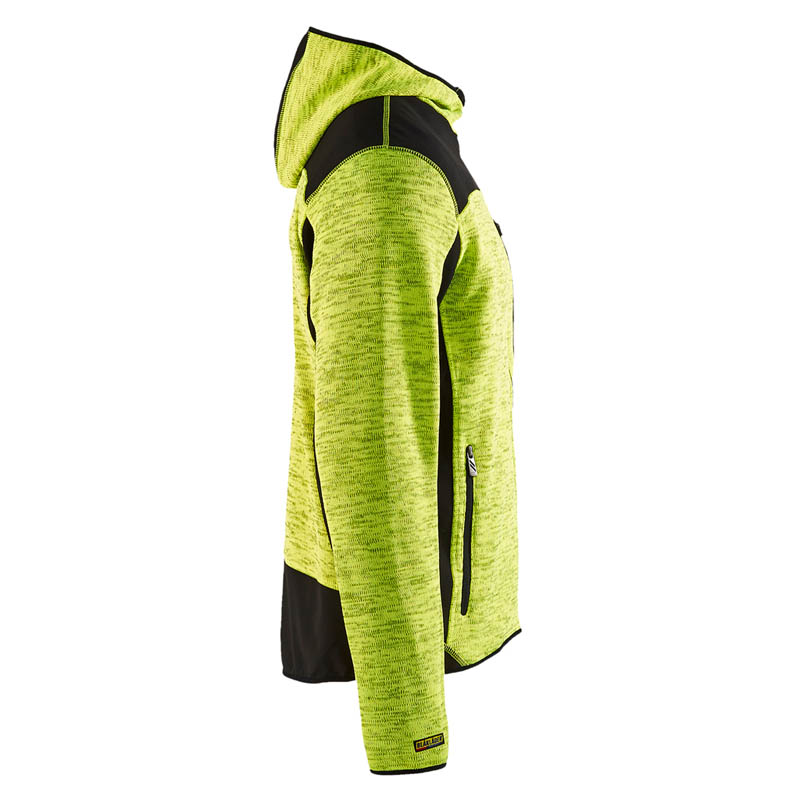 Blaklader Strickjacke High Vis Gelb/Schwarz 4XL