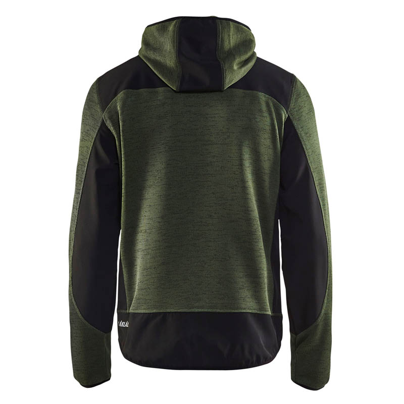 Blaklader Strickjacke Armygrün/Schwarz 4XL