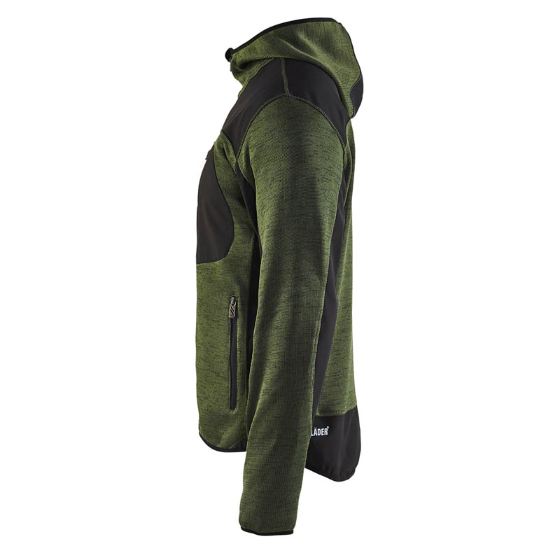 Blaklader Strickjacke Armygrün/Schwarz 4XL