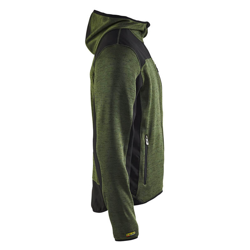 Blaklader Strickjacke Armygrün/Schwarz 4XL