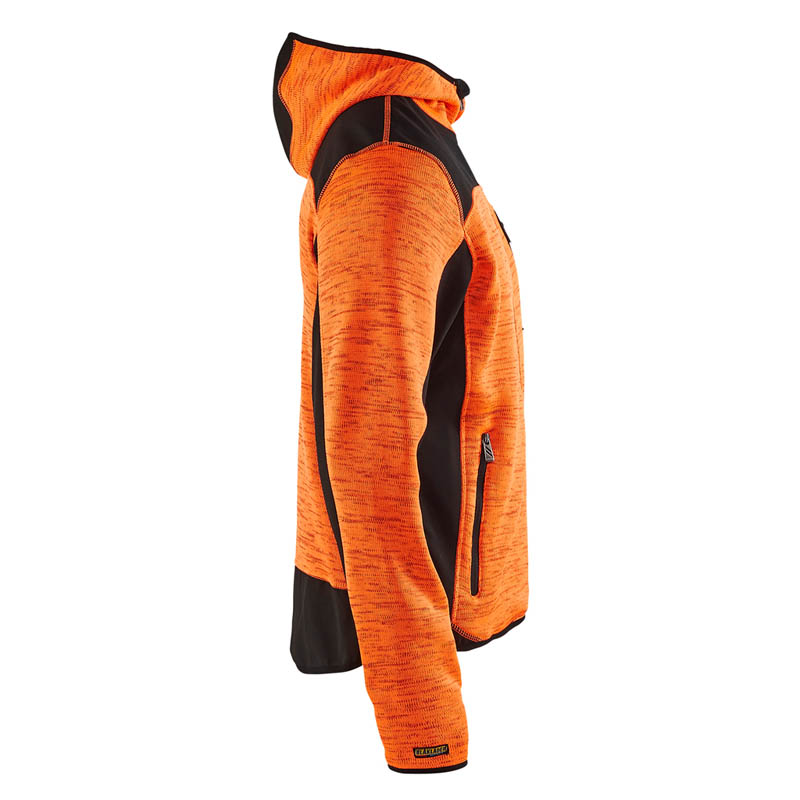 Blaklader Strickjacke High Vis Orange/Schwarz 4XL