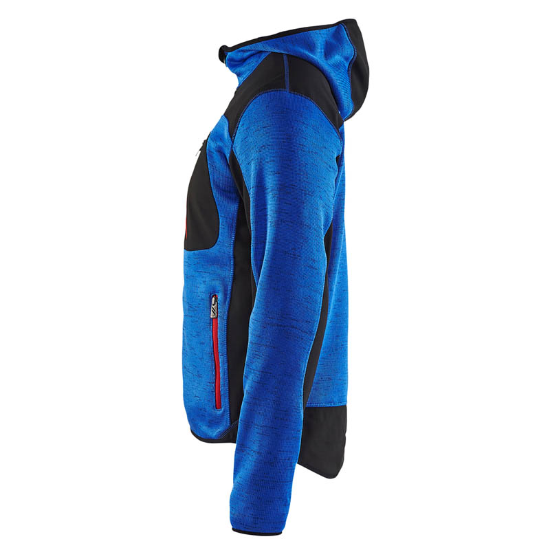 Blaklader Strickjacke Kornblau/Schwarz 4XL