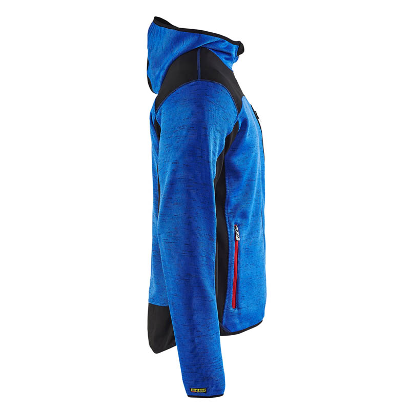 Blaklader Strickjacke Kornblau/Schwarz 4XL