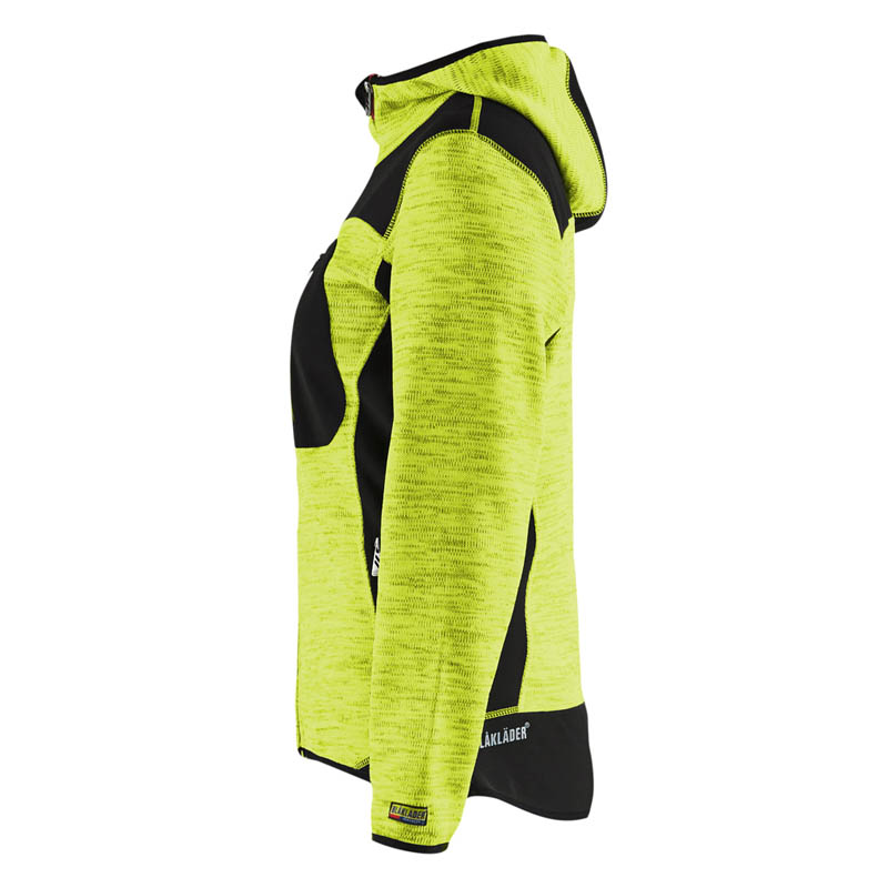 Blaklader Damen Strickjacke High Vis Gelb/Schwarz L