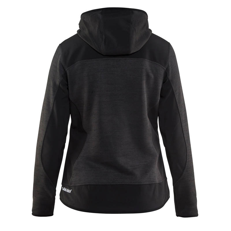 Blaklader Damen Strickjacke Dunkelgrau/Schwarz L