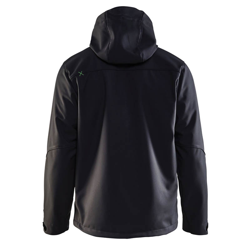 Blaklader Softshell Jacke Schwarz/Grün 4XL