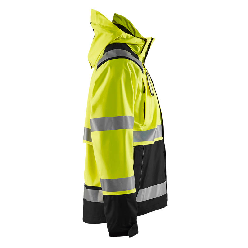 Blaklader High Vis Shell Jacke High Vis Gelb/Schwarz 4XL
