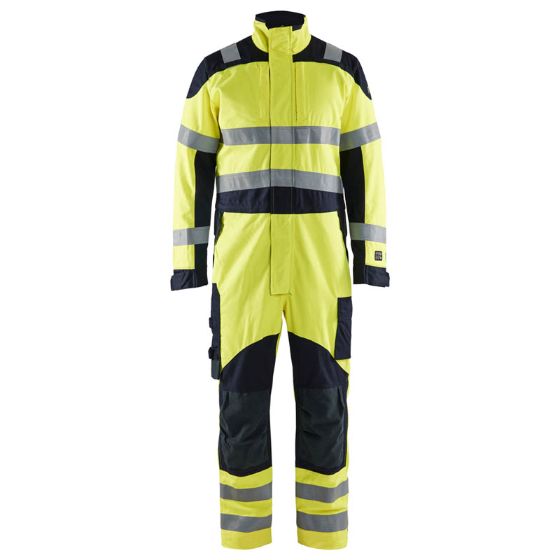 Blaklader Multinorm Overall Inhärent High Vis Gelb/Marinebla