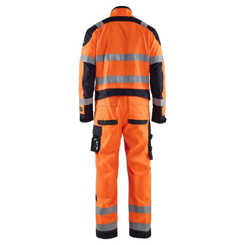 Blaklader Multinorm Overall Inhärent High Vis Orange/Marineb