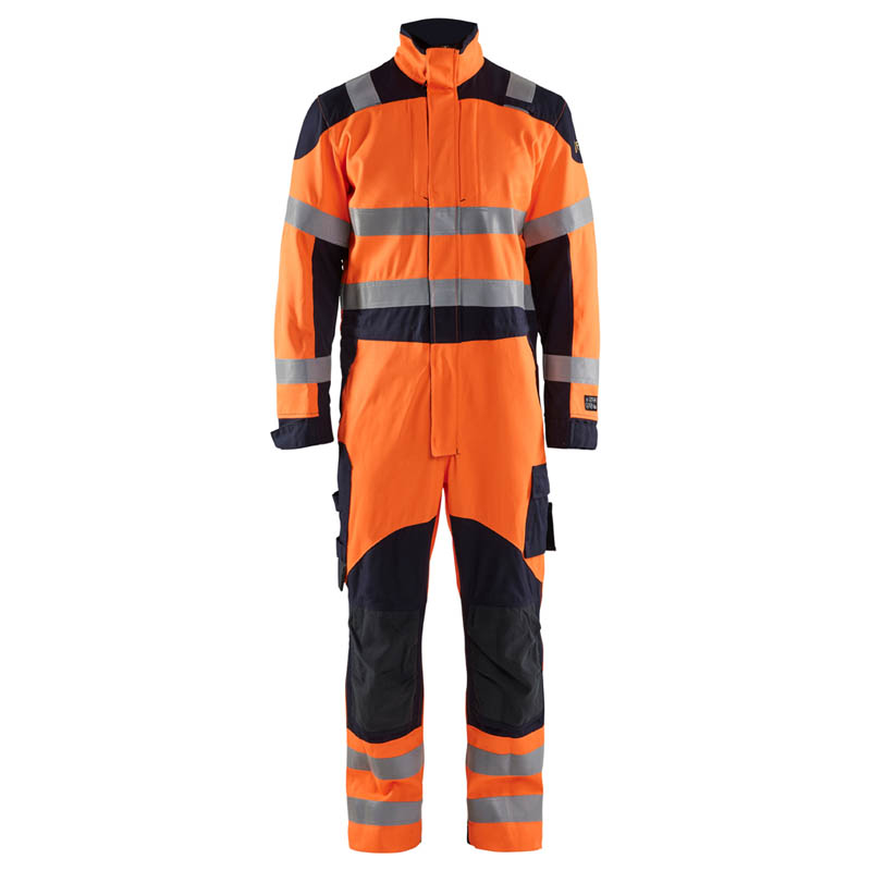 Blaklader Multinorm Overall Inhärent High Vis Orange/Marineb