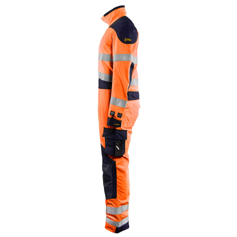 Blaklader Multinorm Overall Inhärent High Vis Orange/Marineb