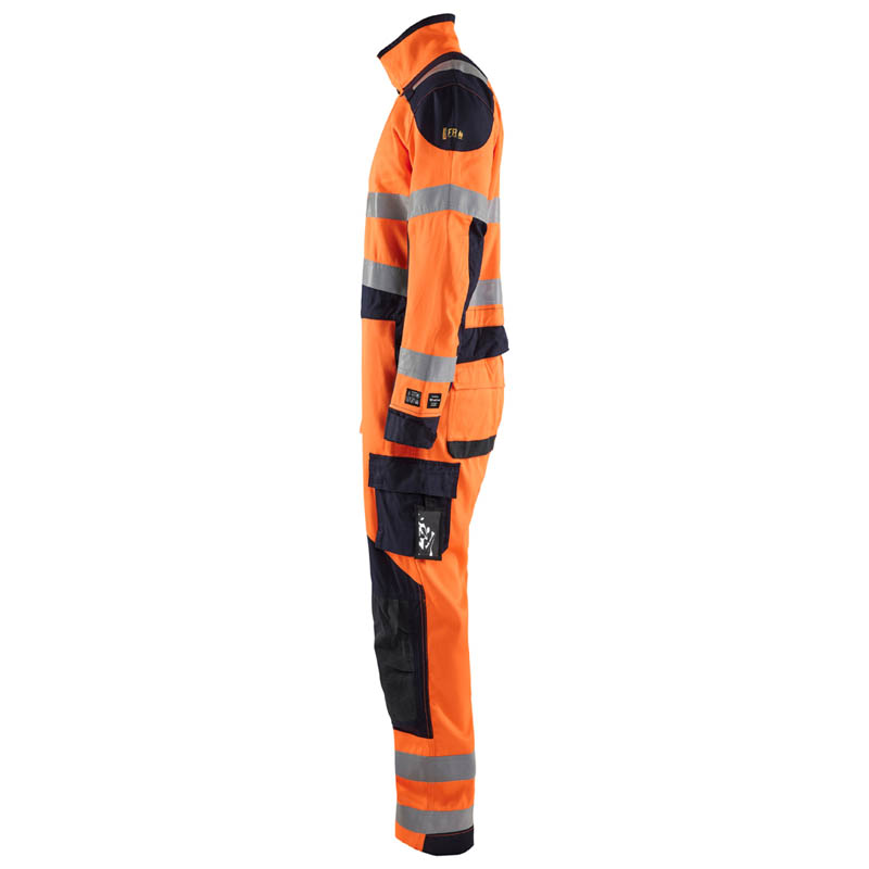 Blaklader Multinorm Overall Inhärent High Vis Orange/Marineb