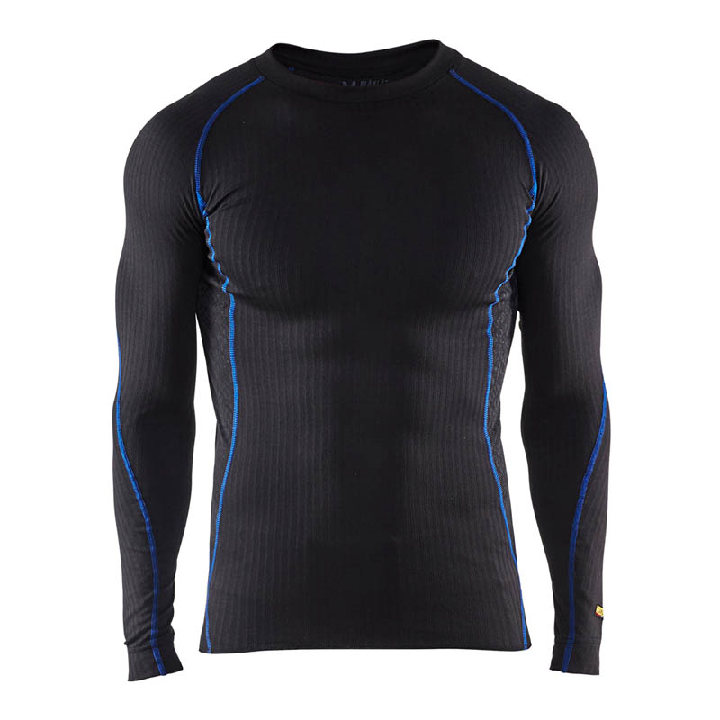 Blaklader Unterwäsche Set LIGHT Schwarz/Kornblau 4XL