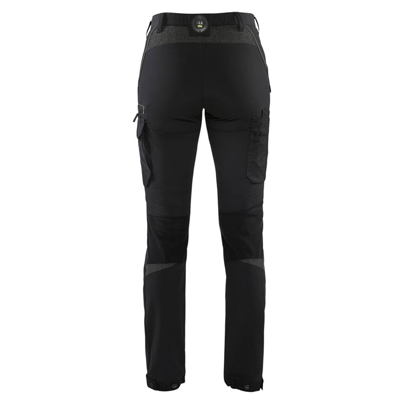 Blaklader Damen Service Arbeitshose 4-Wege-Stretch Schwarz/D