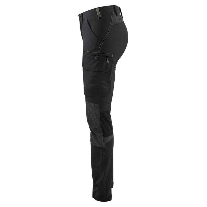 Blaklader Damen Service Arbeitshose 4-Wege-Stretch Schwarz/D