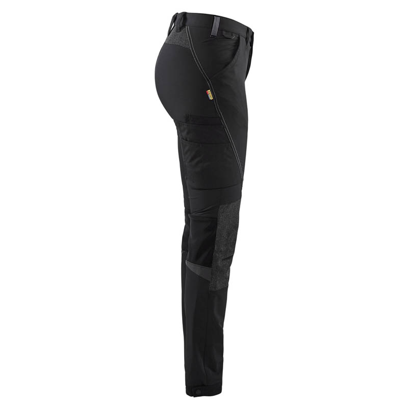 Blaklader Damen Service Arbeitshose 4-Wege-Stretch Schwarz/D