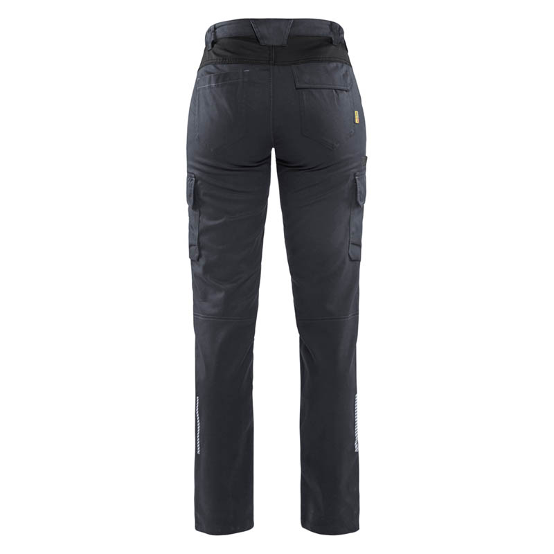 Blaklader Damen Industrie Arbeitshose Stretch Mittelgrau/Sch