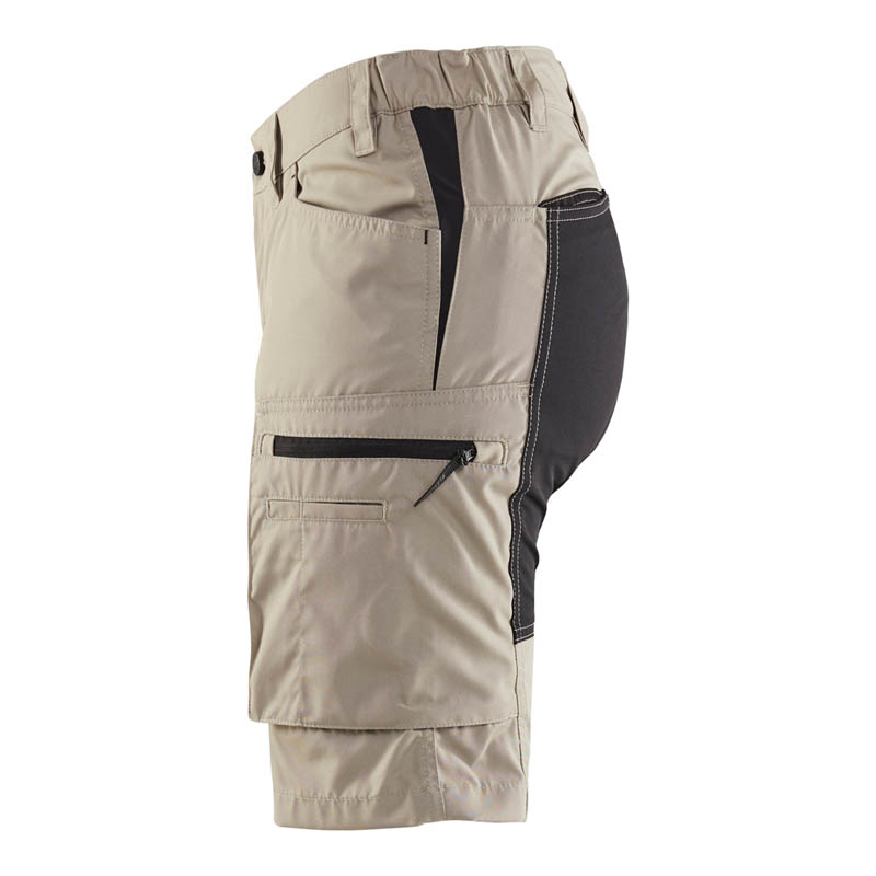 Blaklader Damen Service Shorts Stretch Steingrau/Schwarz C30