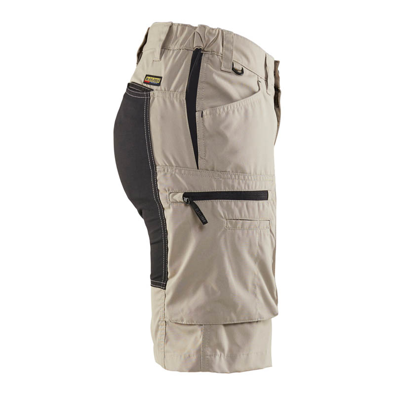 Blaklader Damen Service Shorts Stretch Steingrau/Schwarz C30