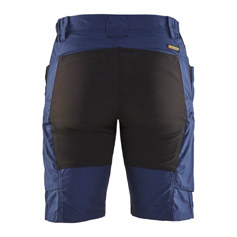 Blaklader Damen Service Shorts Stretch Marineblau/Schwarz C3