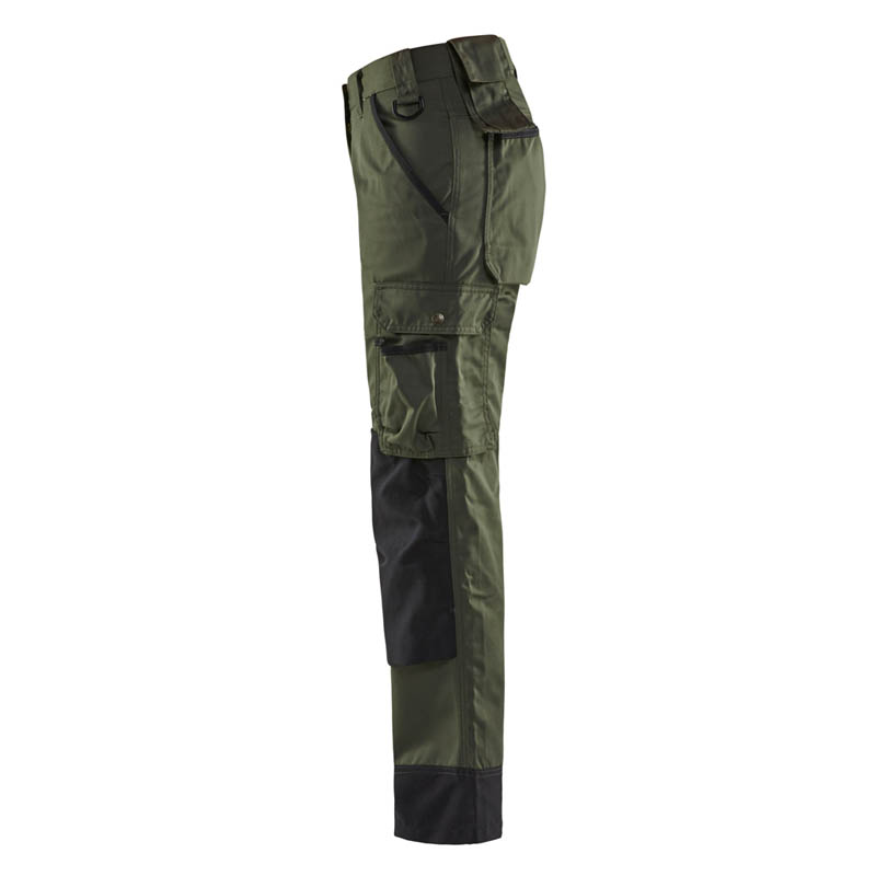 Blaklader Damen Garten Arbeitshose Armygrün/Schwarz C34