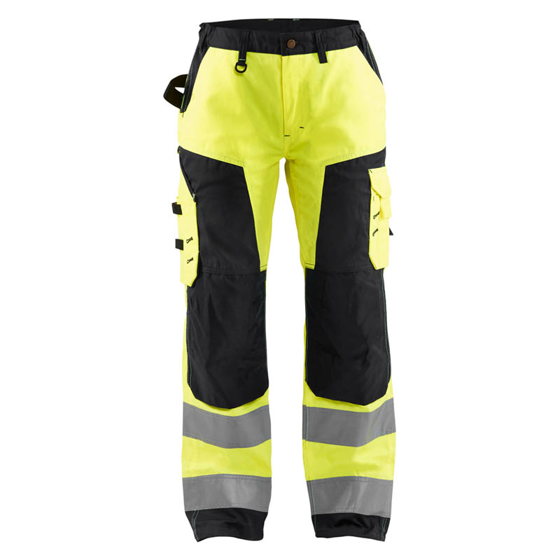 Blaklader Damen High Vis Arbeitshose ohne Werkzeugtaschen Hi