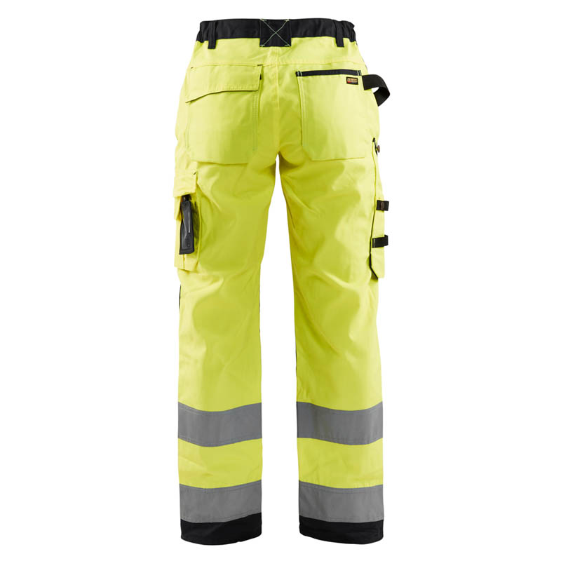 Blaklader Damen High Vis Arbeitshose ohne Werkzeugtaschen Hi