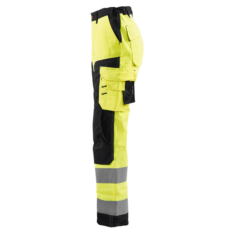 Blaklader Damen High Vis Arbeitshose ohne Werkzeugtaschen Hi