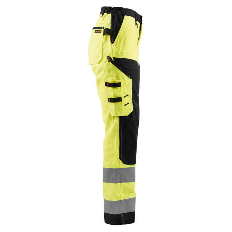 Blaklader Damen High Vis Arbeitshose ohne Werkzeugtaschen Hi
