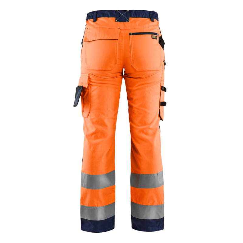 Blaklader Damen High Vis Arbeitshose ohne Werkzeugtaschen Hi