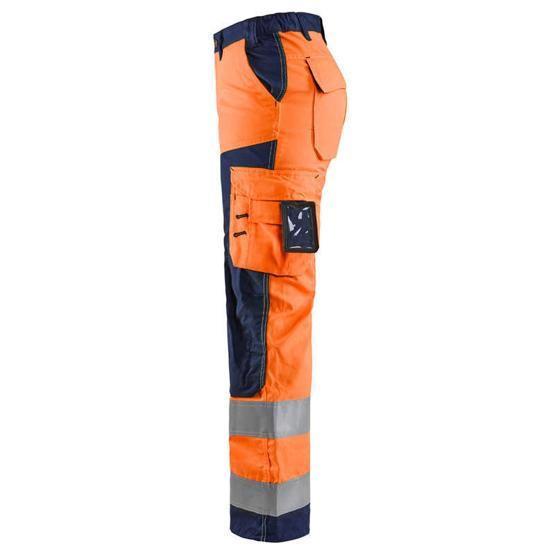 Blaklader Damen High Vis Arbeitshose ohne Werkzeugtaschen Hi