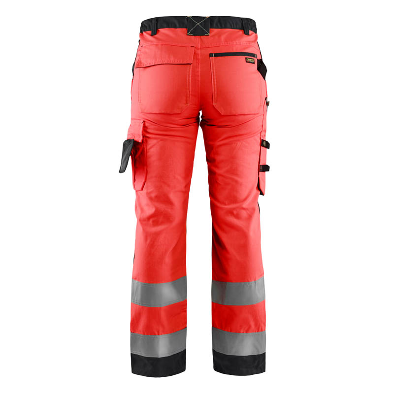 Blaklader Damen High Vis Arbeitshose ohne Werkzeugtaschen Hi