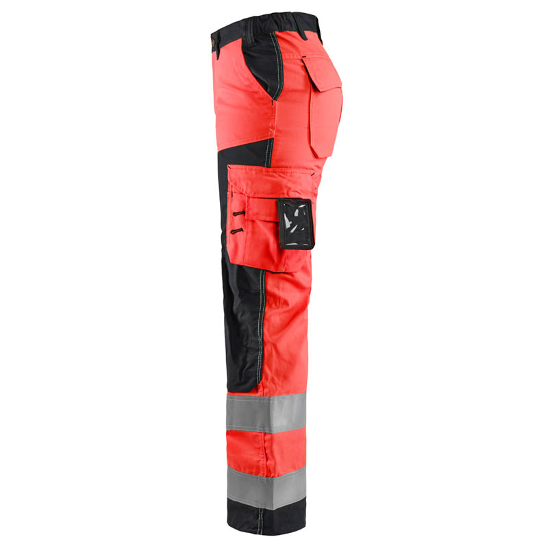 Blaklader Damen High Vis Arbeitshose ohne Werkzeugtaschen Hi