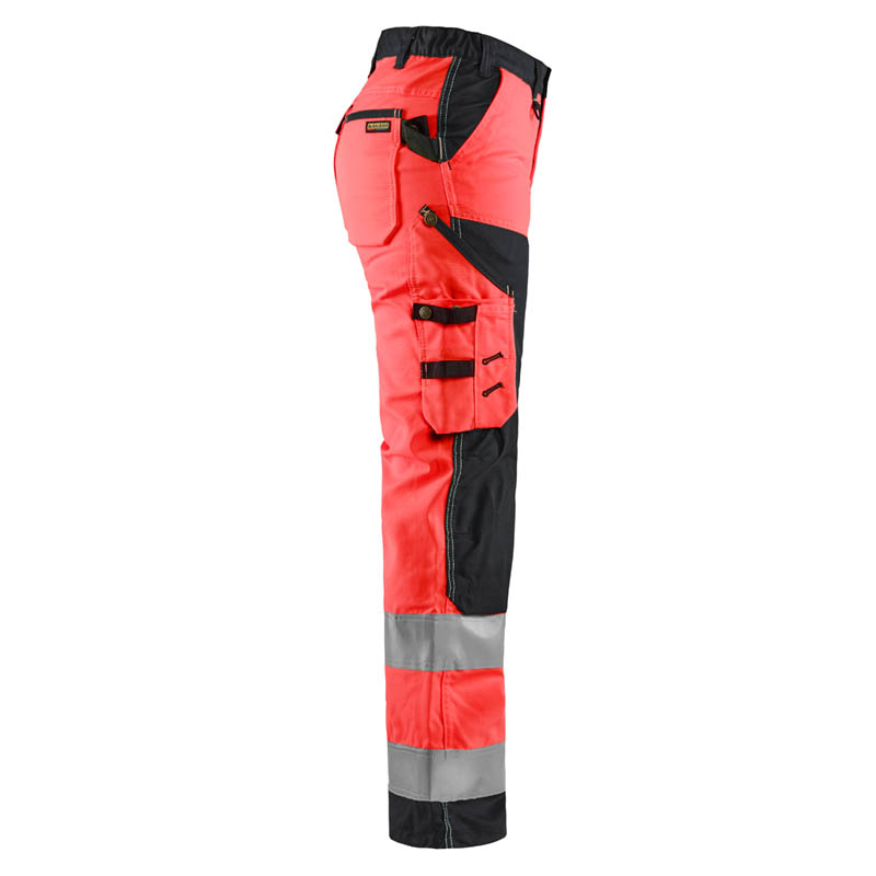 Blaklader Damen High Vis Arbeitshose ohne Werkzeugtaschen Hi